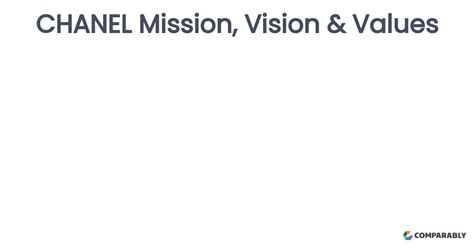 chanel vision statement 2021|chanel mission 2021.